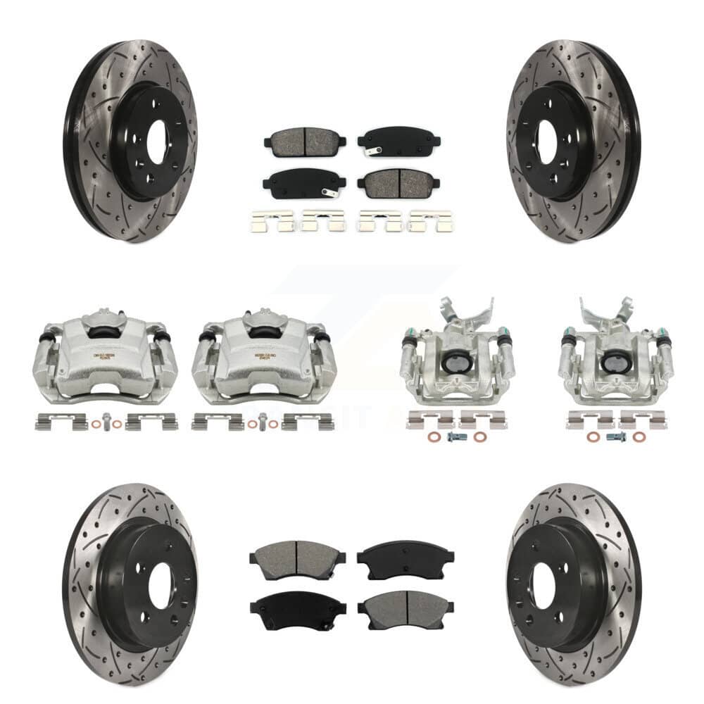 Transit Auto - KCD-100259S - Front and Rear Disc Brake Kits