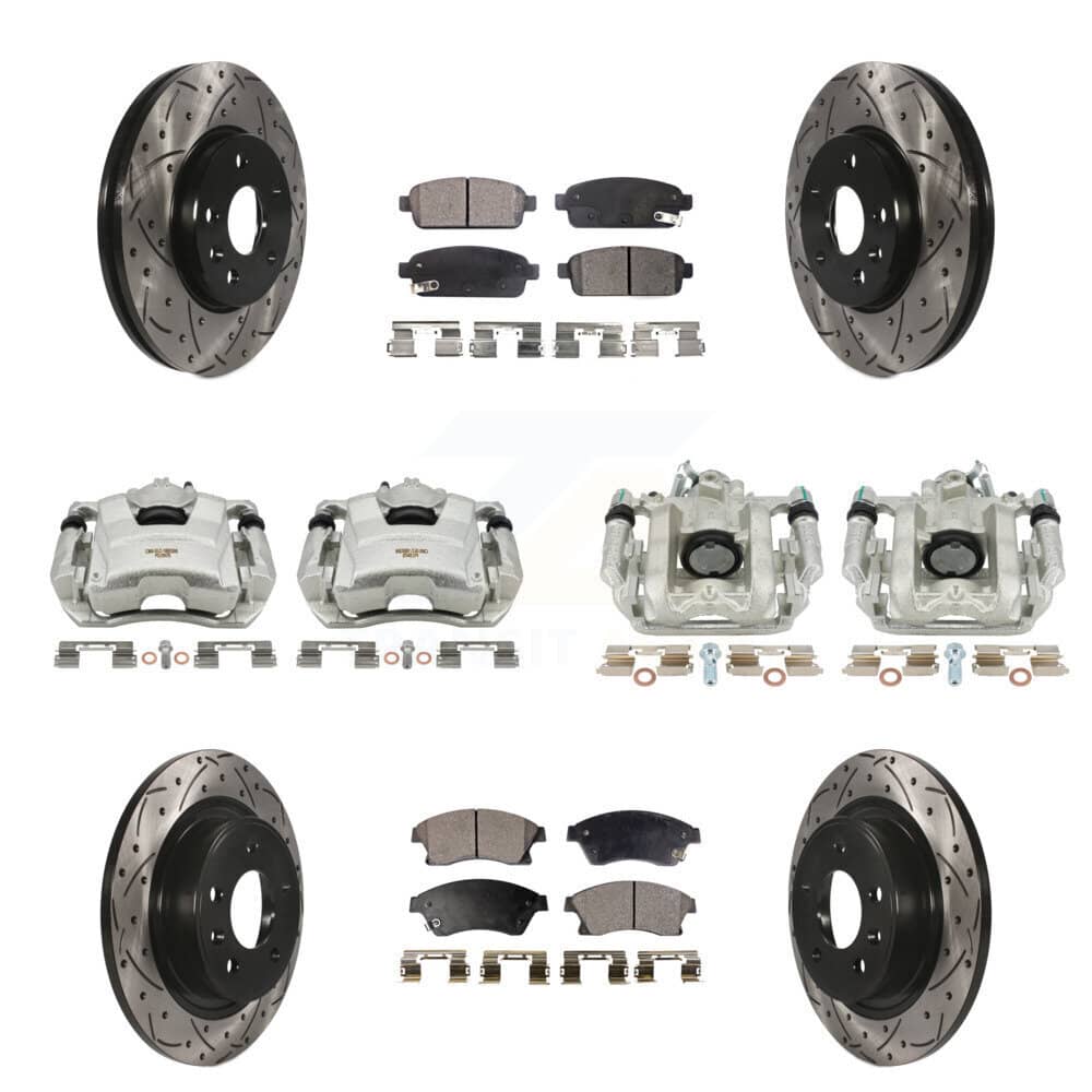 Transit Auto - KCD-100259T - Front and Rear Disc Brake Kits