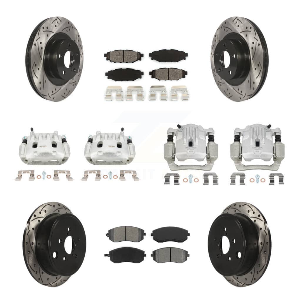 Transit Auto - KCD-100263S - Front and Rear Disc Brake Kits