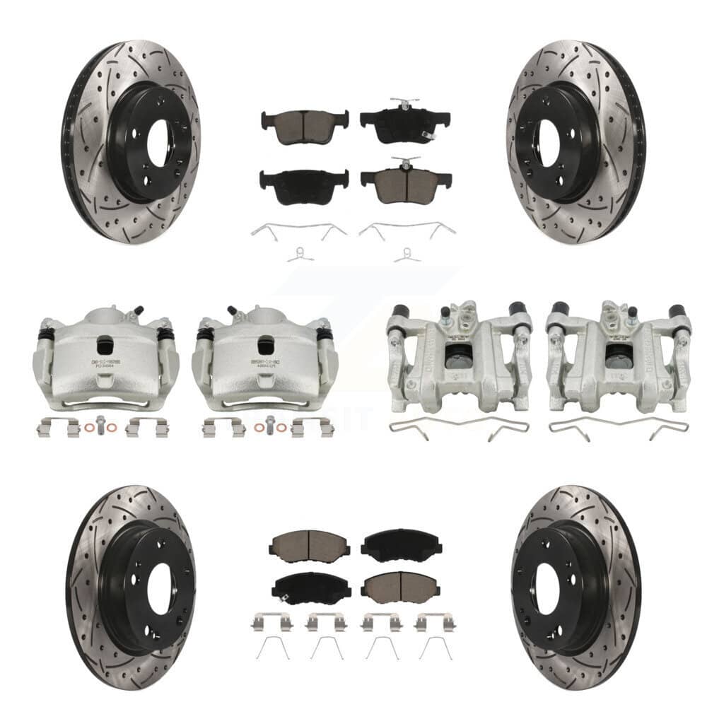 Transit Auto - KCD-100266C - Front and Rear Disc Brake Kits