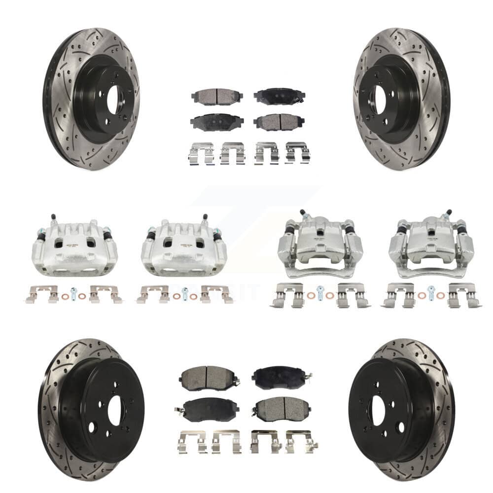 Transit Auto - KCD-100269P - Front and Rear Disc Brake Kits