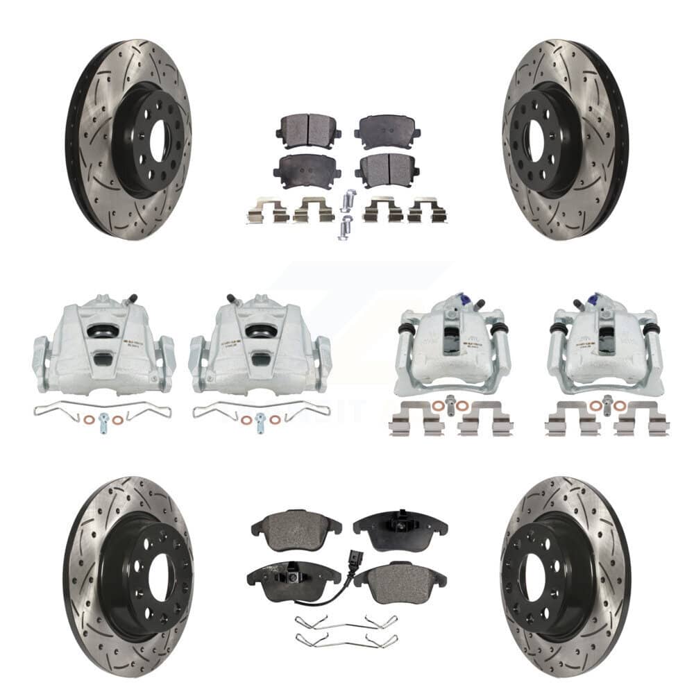 Transit Auto - KCD-100278P - Front and Rear Disc Brake Kits