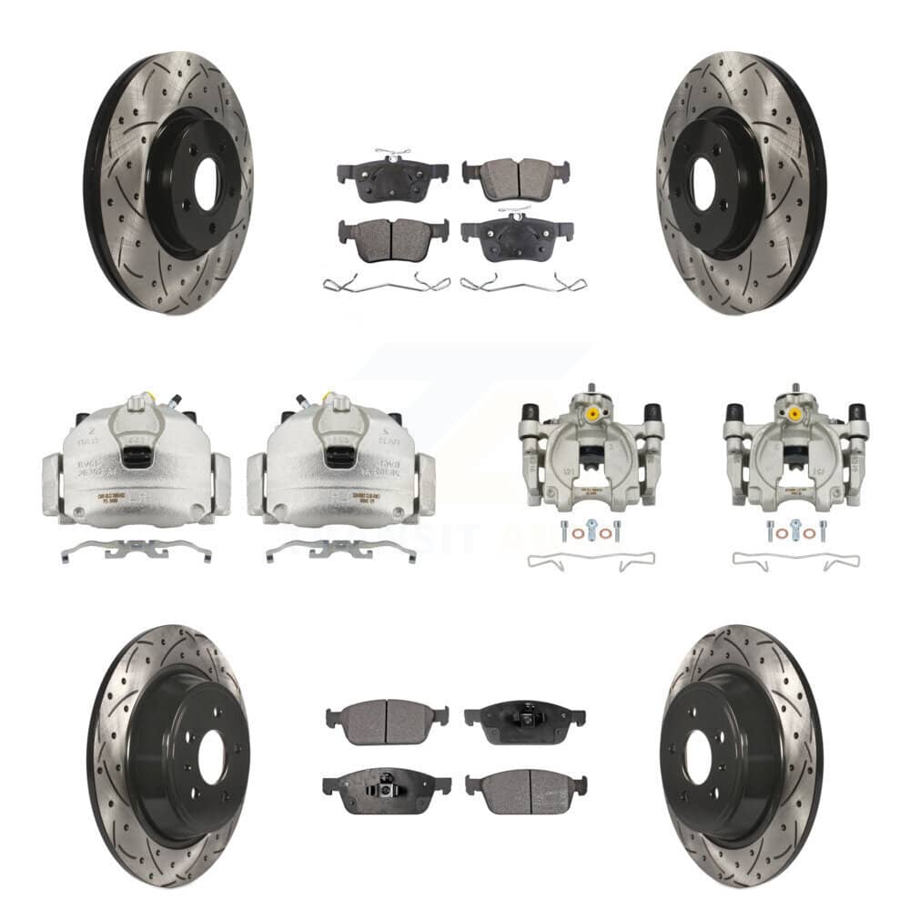 Transit Auto - KCD-100279T - Front and Rear Disc Brake Kits