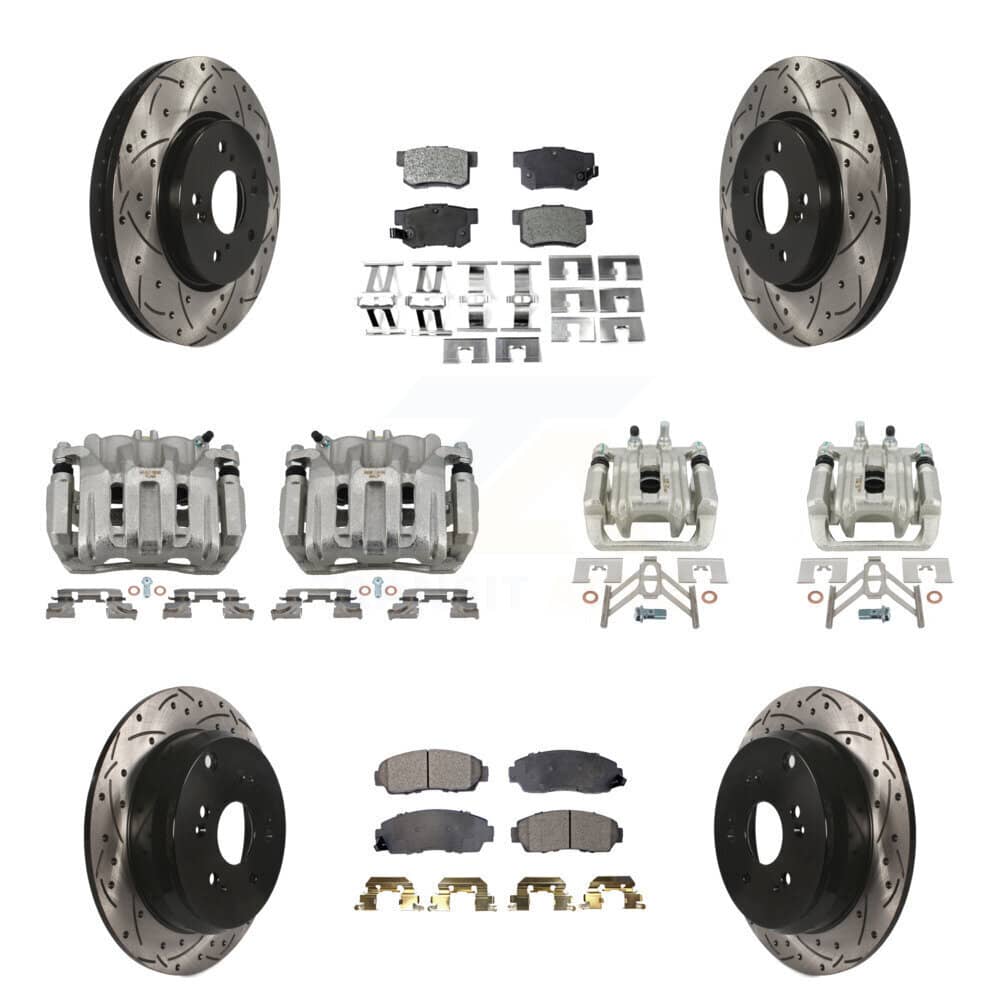 Transit Auto - KCD-100280P - Front and Rear Disc Brake Kits