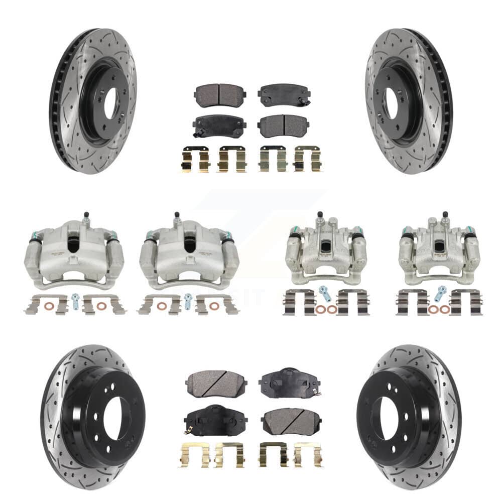 Transit Auto - KCD-100289P - Front and Rear Disc Brake Kits