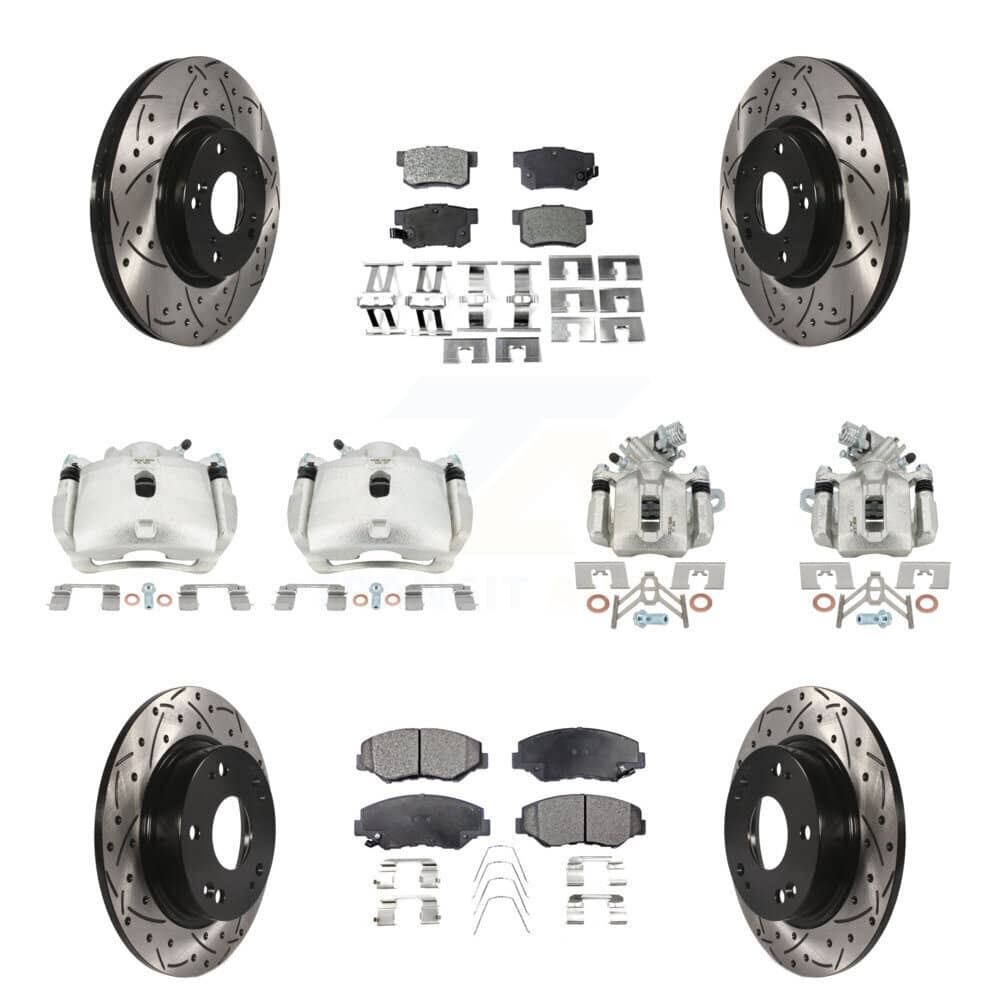 Transit Auto - KCD-100299P - Front and Rear Disc Brake Kits