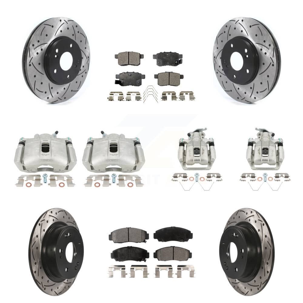 Transit Auto - KCD-100309T - Front and Rear Disc Brake Kits