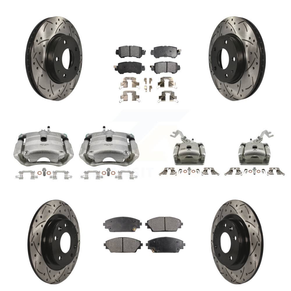 Transit Auto - KCD-100314P - Front and Rear Disc Brake Kits