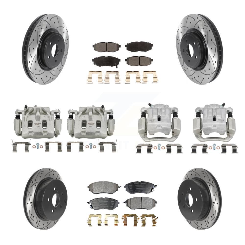 Transit Auto - KCD-100323T - Front and Rear Disc Brake Kits