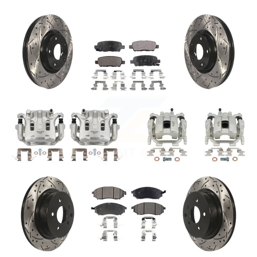 Transit Auto - KCD-100331T - Front and Rear Disc Brake Kits