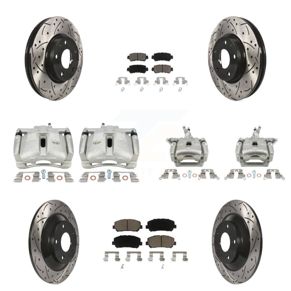 Transit Auto - KCD-100342C - Front and Rear Disc Brake Kits