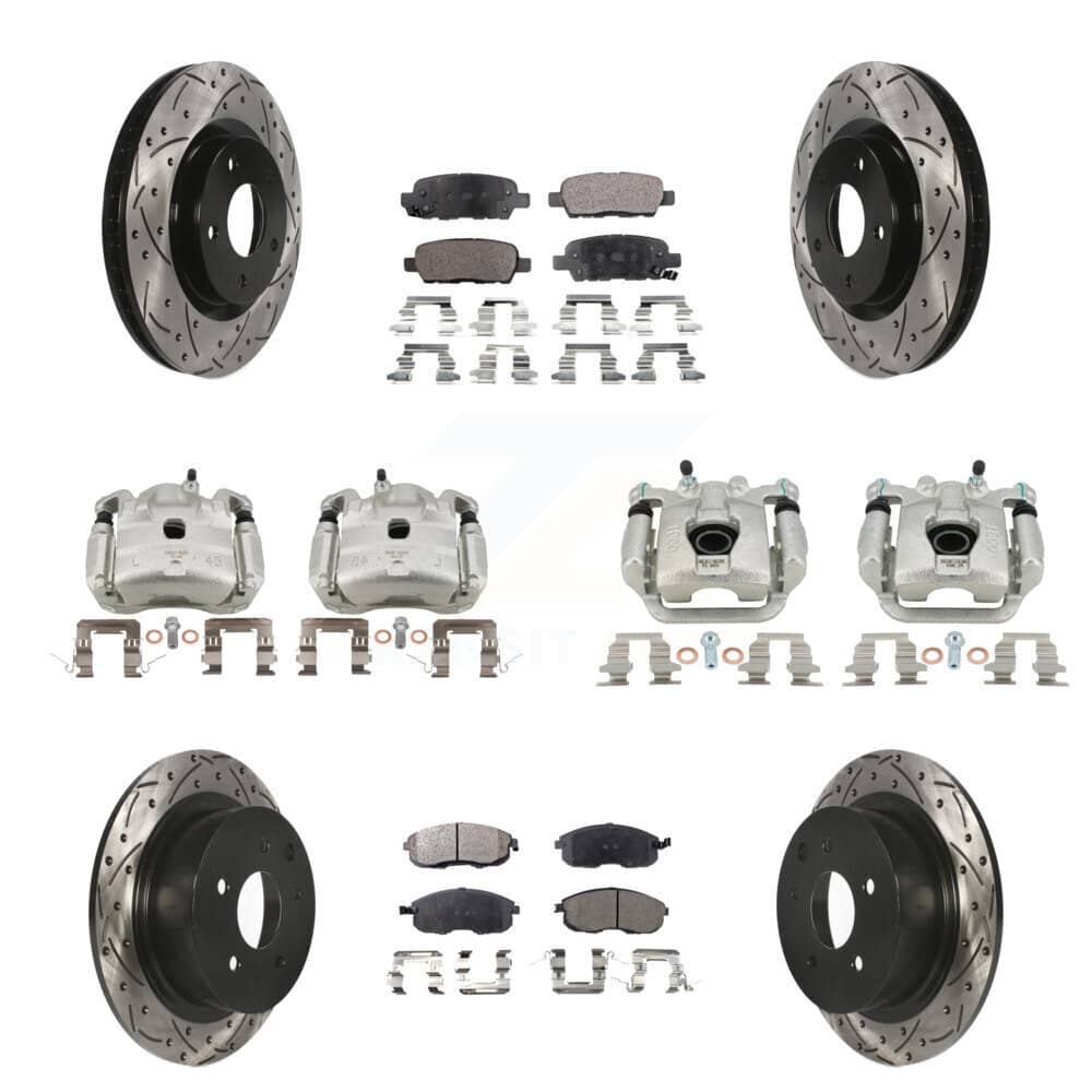 Transit Auto - KCD-100342P - Front and Rear Disc Brake Kits