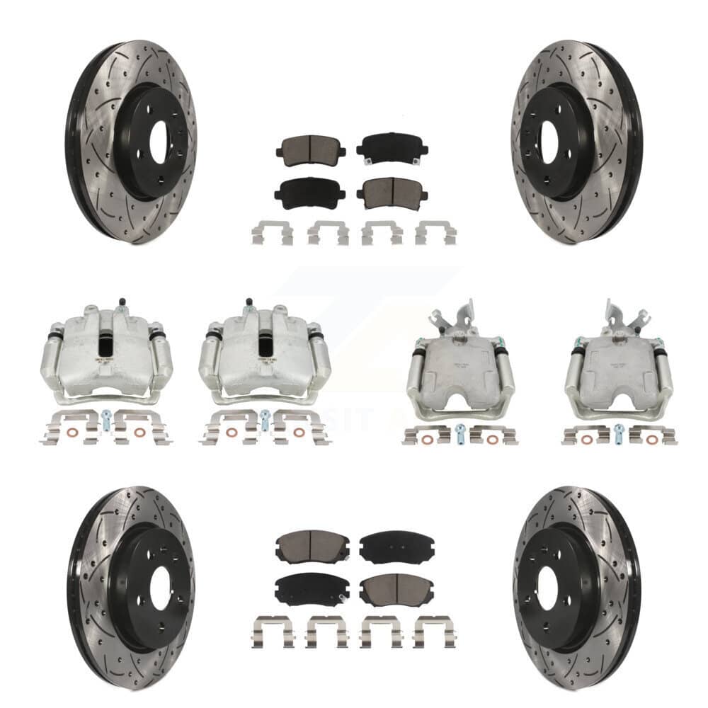 Transit Auto - KCD-100346C - Front and Rear Disc Brake Kits