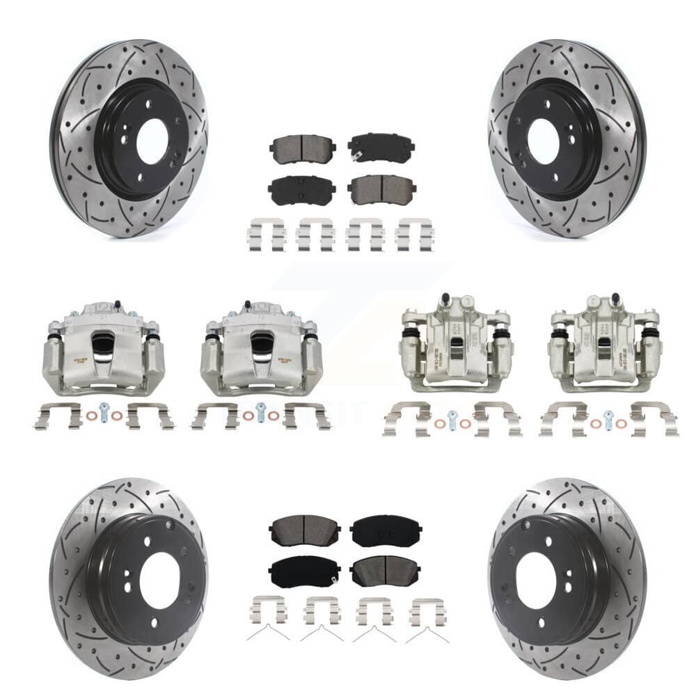 Transit Auto - KCD-100349S - Front and Rear Disc Brake Kits