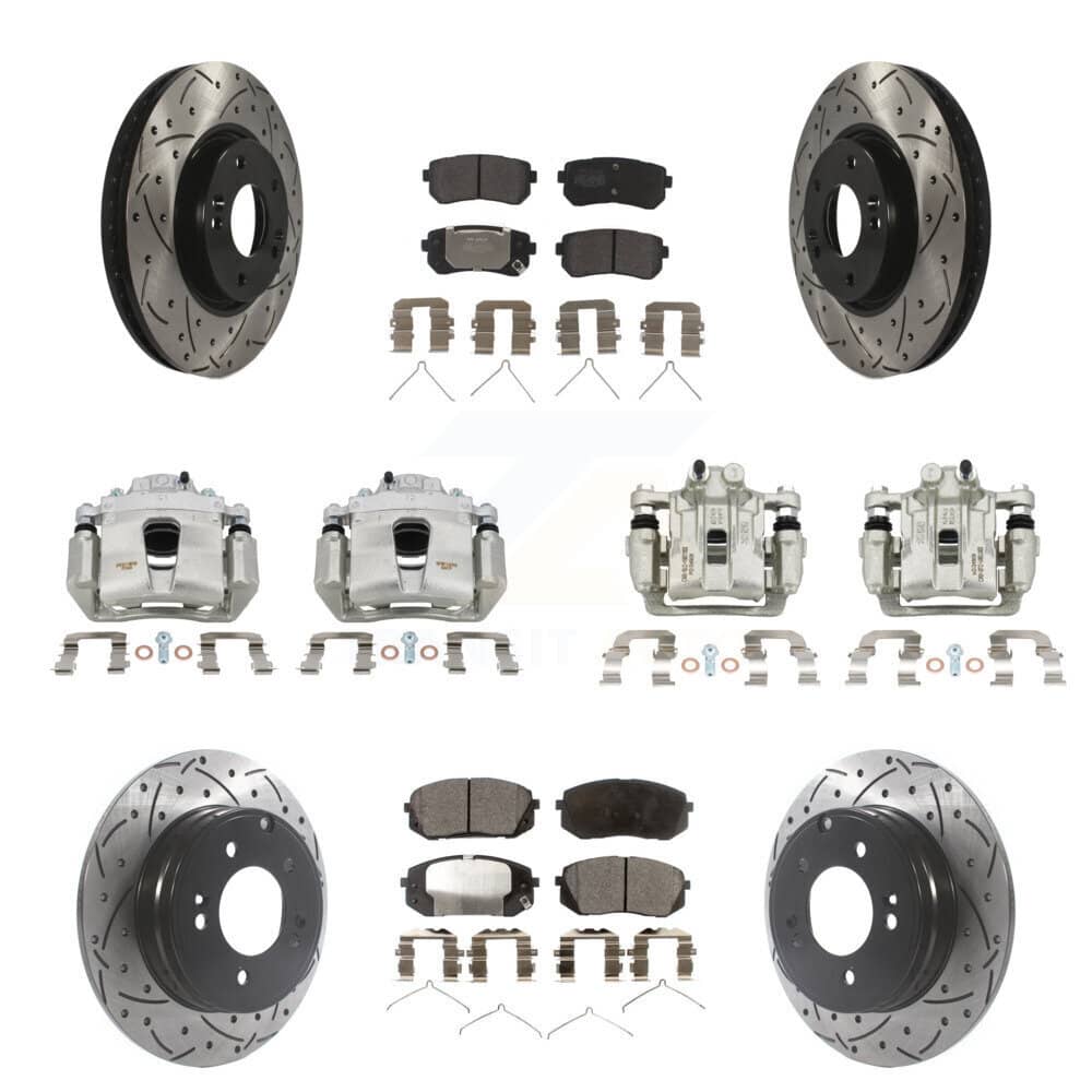 Transit Auto - KCD-100352P - Front and Rear Disc Brake Kits