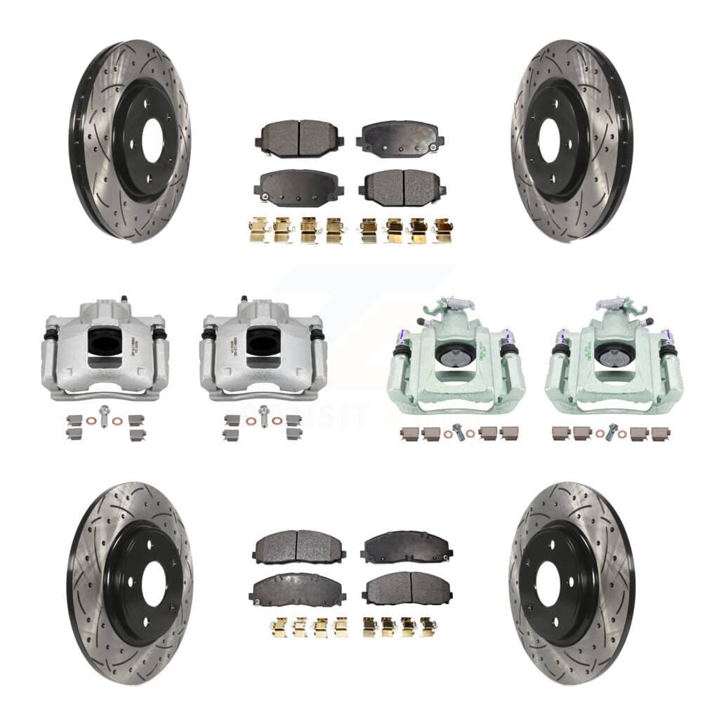 Transit Auto - KCD-100364P - Front and Rear Disc Brake Kits