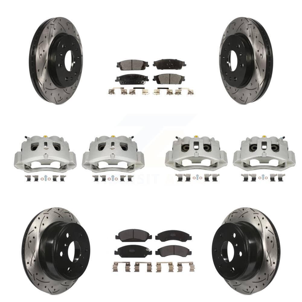 Transit Auto - KCD-100367P - Front and Rear Disc Brake Kits
