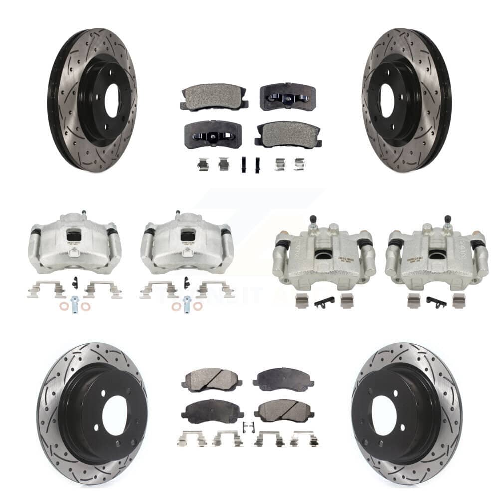 Transit Auto - KCD-100367T - Front and Rear Disc Brake Kits