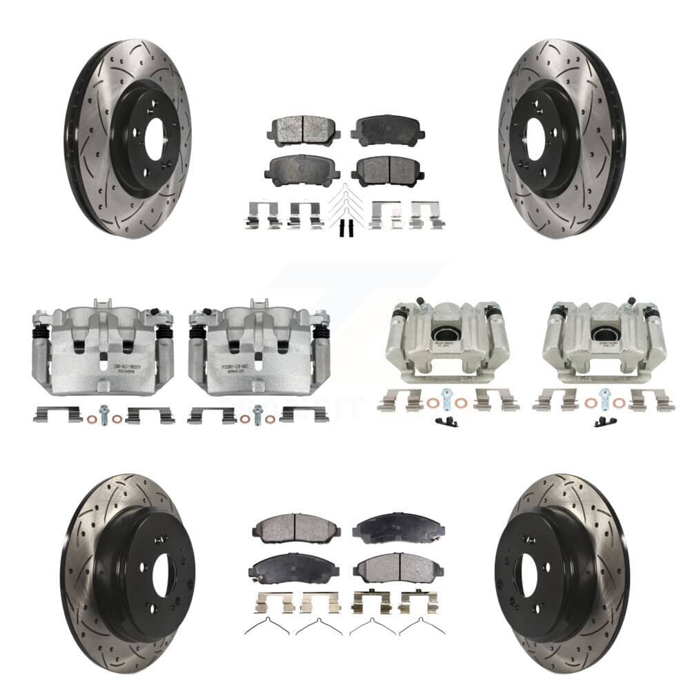 Transit Auto - KCD-100369T - Front and Rear Disc Brake Kits