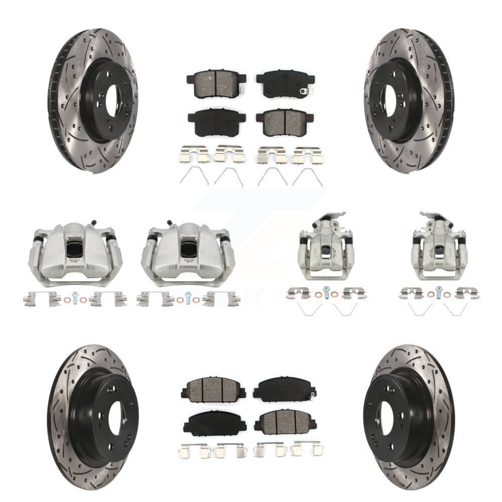Transit Auto - KCD-100379S - Front and Rear Disc Brake Kits