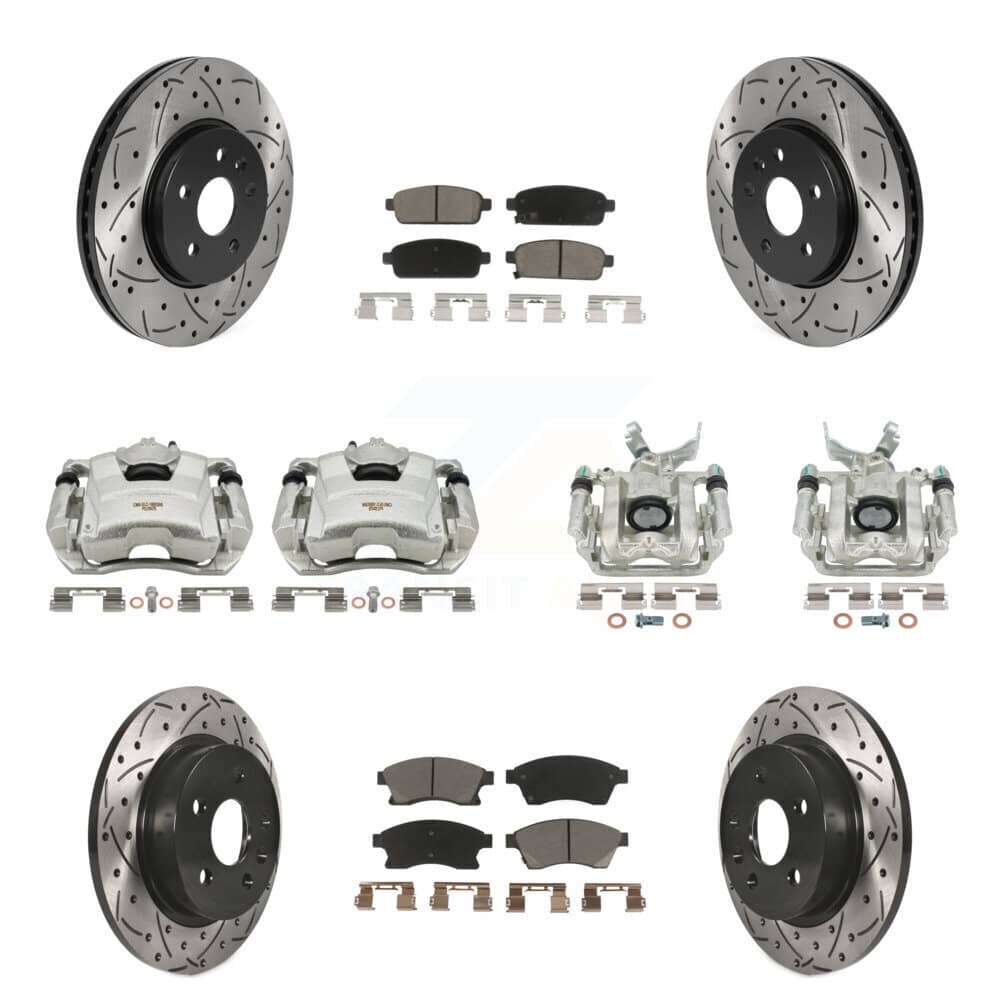 Transit Auto - KCD-100381C - Front and Rear Disc Brake Kits