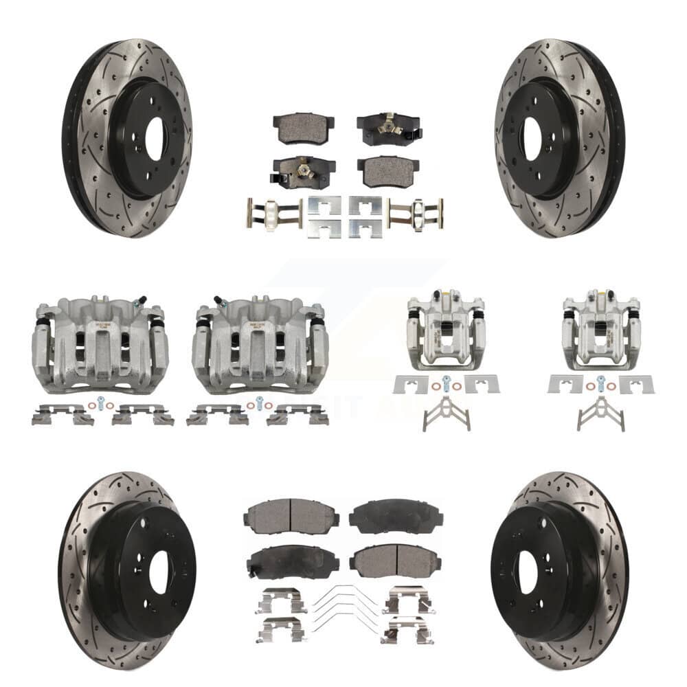 Transit Auto - KCD-100381T - Front and Rear Disc Brake Kits