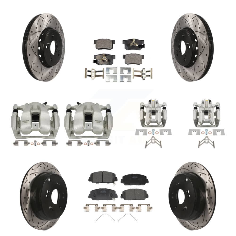 Transit Auto - KCD-100382T - Front and Rear Disc Brake Kits