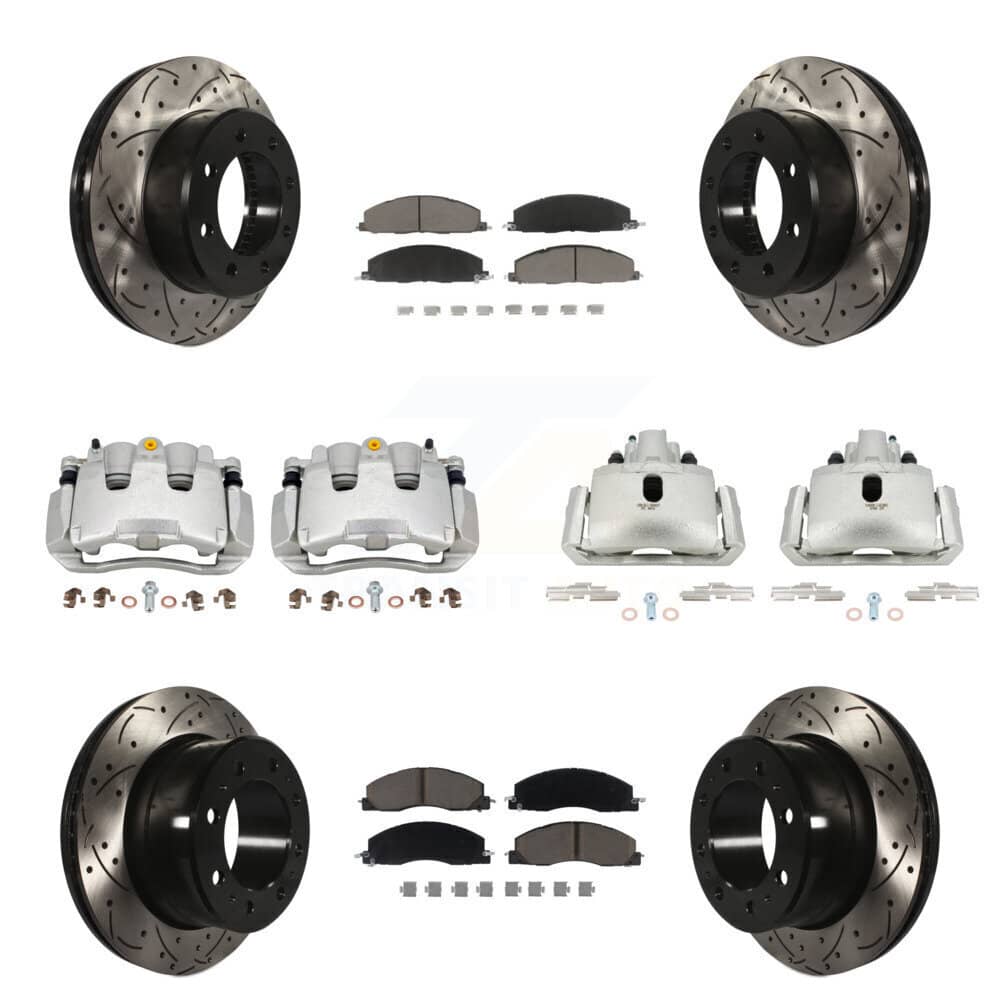 Transit Auto - KCD-100385C - Front and Rear Disc Brake Kits