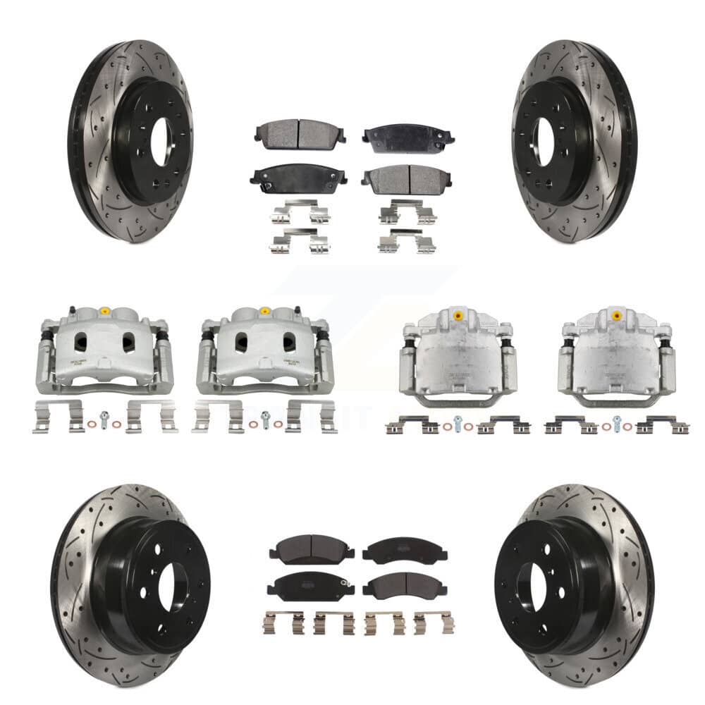 Transit Auto - KCD-100385P - Front and Rear Disc Brake Kits