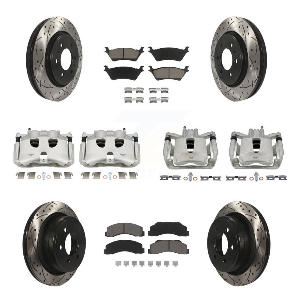 Transit Auto - KCD-100388C - Front and Rear Disc Brake Kits