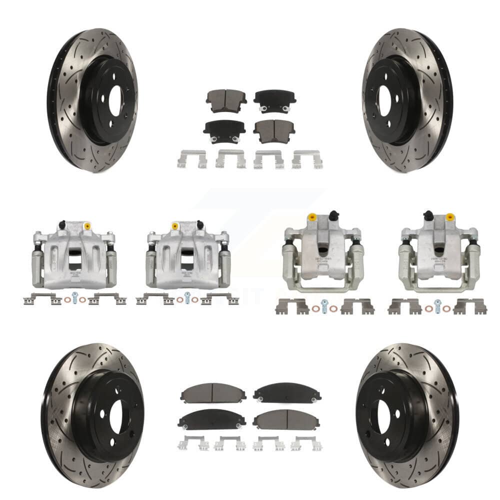 Transit Auto - KCD-100421C - Front and Rear Disc Brake Kits