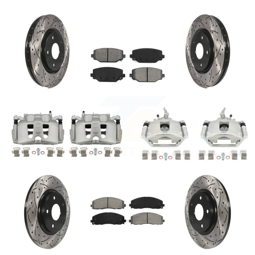 Transit Auto - KCD-100422S - Front and Rear Disc Brake Kits