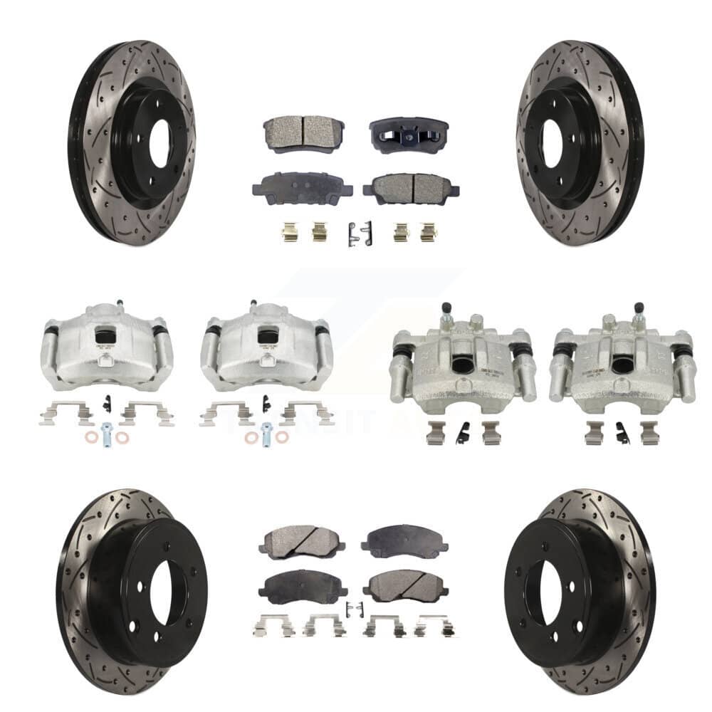 Transit Auto - KCD-100424P - Front and Rear Disc Brake Kits