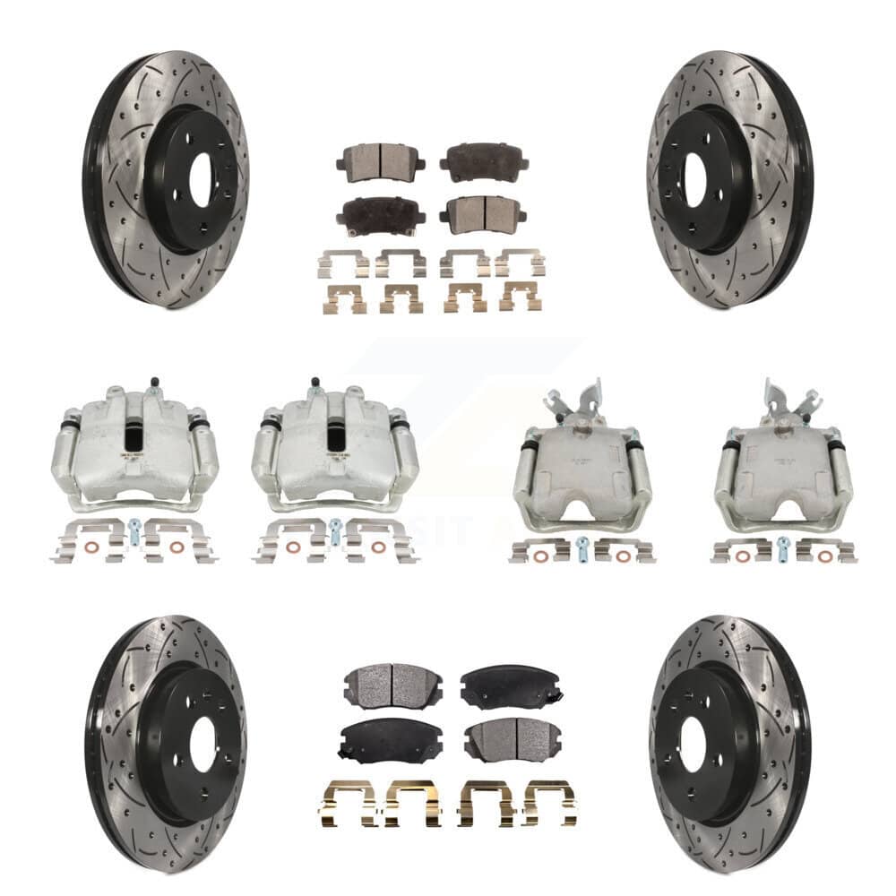 Transit Auto - KCD-100432T - Front and Rear Disc Brake Kits