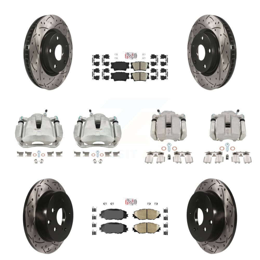 Transit Auto - KCD-100439N - Front and Rear Disc Brake Kits