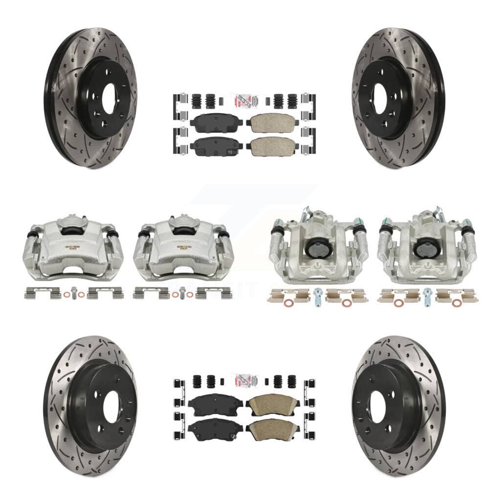 Transit Auto - KCD-100521N - Front and Rear Disc Brake Kits