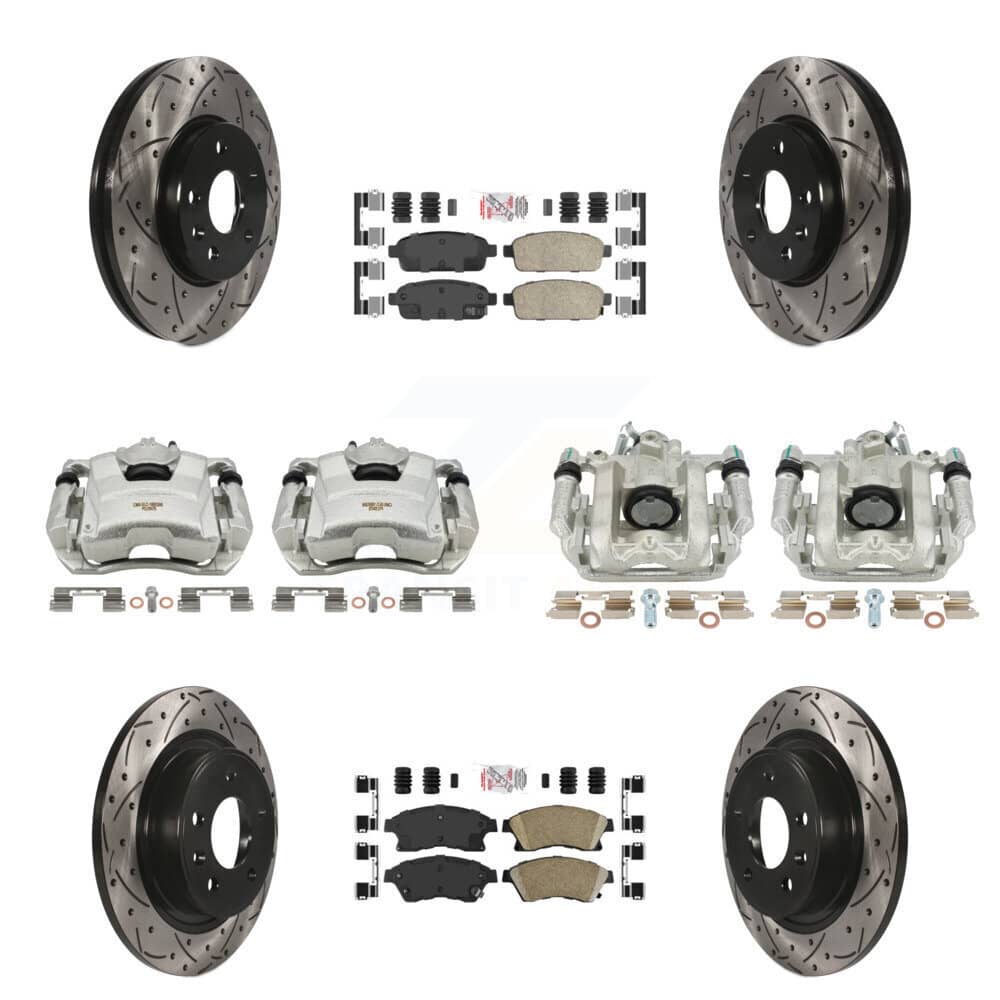 Transit Auto - KCD-100525N - Front and Rear Disc Brake Kits