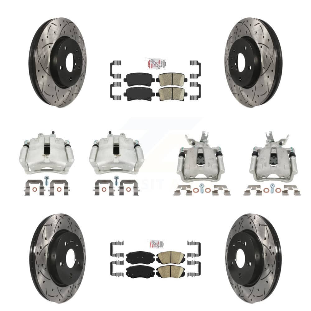 Transit Auto - KCD-100533N - Front and Rear Disc Brake Kits
