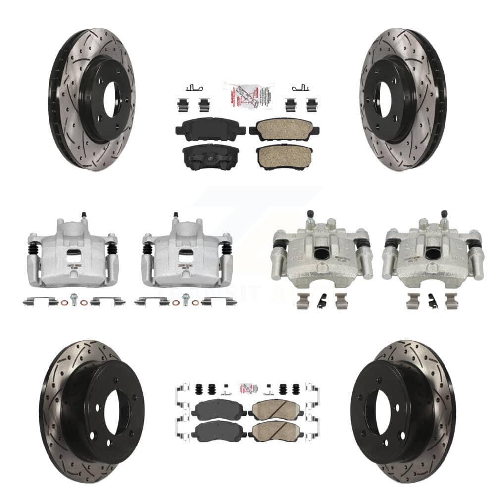 Transit Auto - KCD-100558N - Front and Rear Disc Brake Kits
