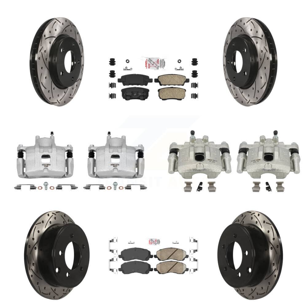 Transit Auto - KCD-100559N - Front and Rear Disc Brake Kits