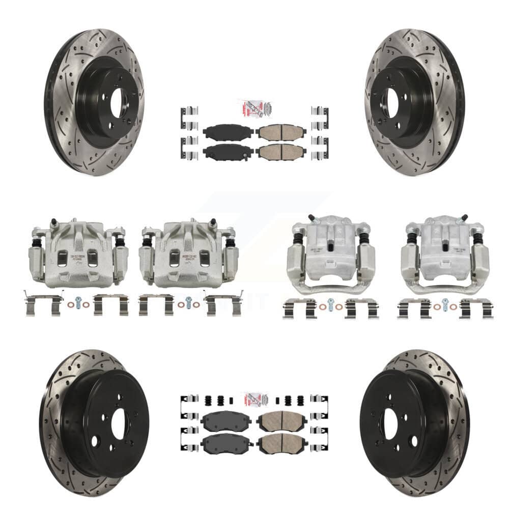 Transit Auto - KCD-100578N - Front and Rear Disc Brake Kits