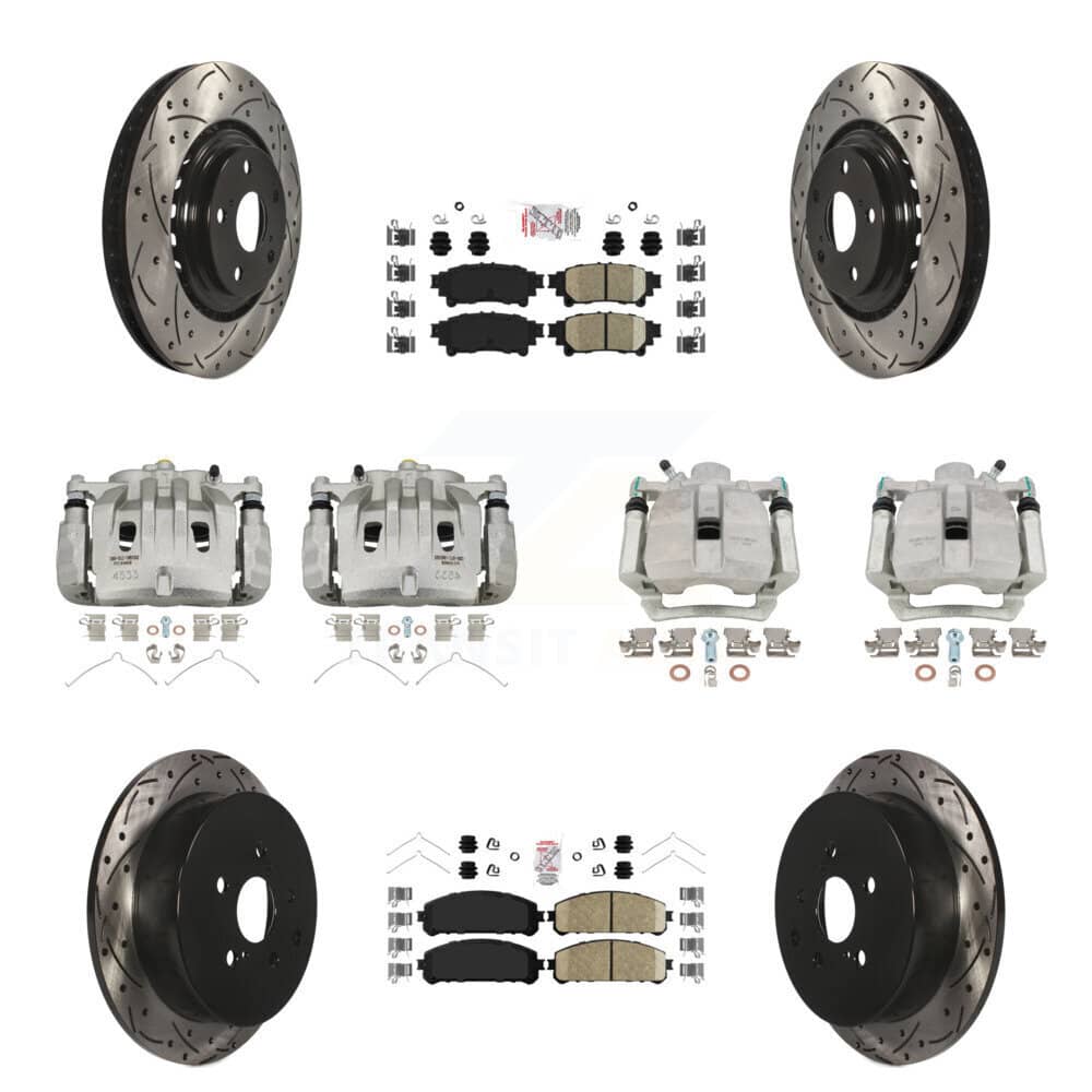 Transit Auto - KCD-100588N - Front and Rear Disc Brake Kits