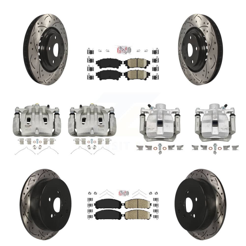 Transit Auto - KCD-100595N - Front and Rear Disc Brake Kits