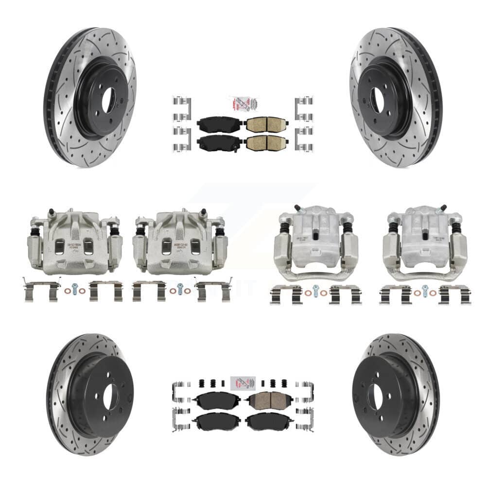 Transit Auto - KCD-100606N - Front and Rear Disc Brake Kits