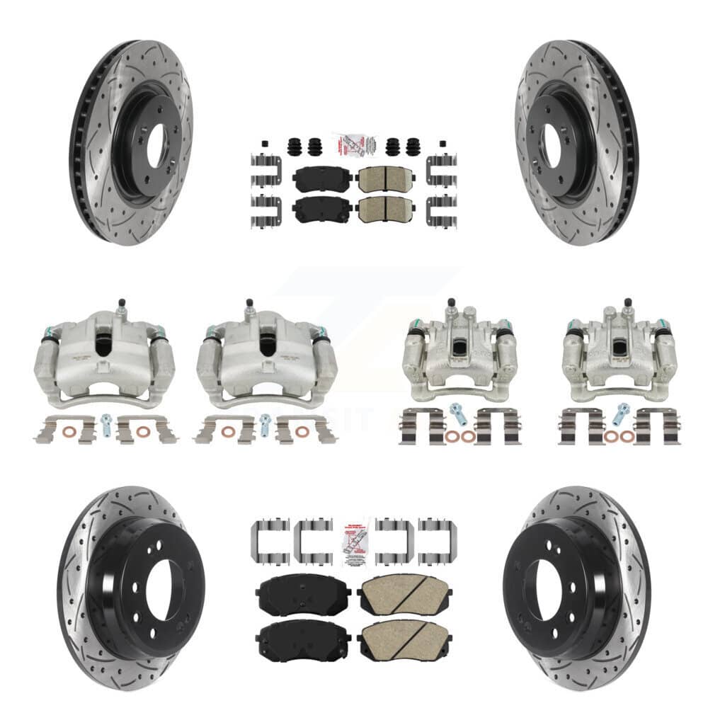 Transit Auto - KCD-100645N - Front and Rear Disc Brake Kits