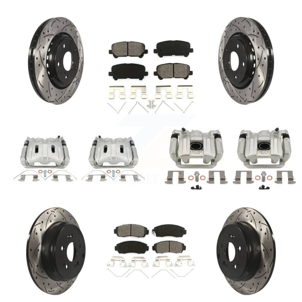 Transit Auto - KCD-100647S - Front and Rear Disc Brake Kits