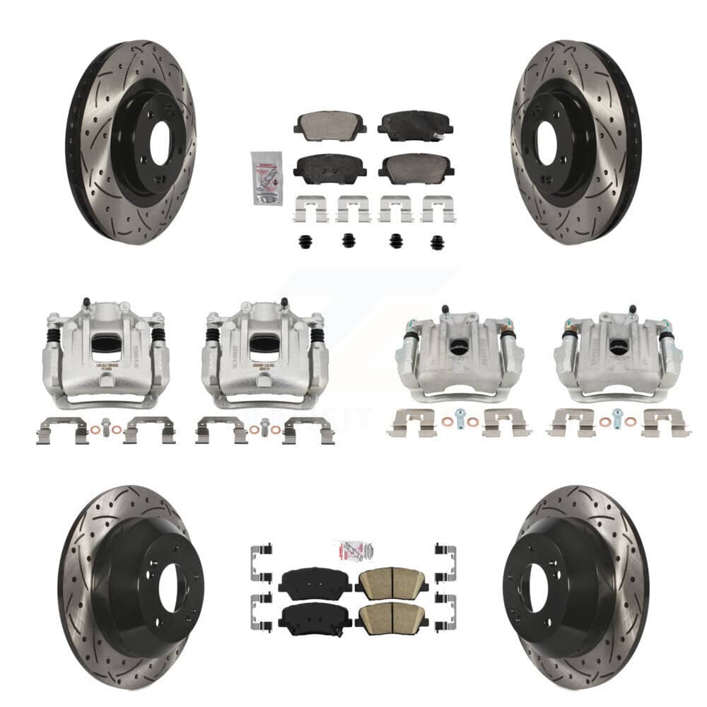 Transit Auto - KCD-100674N - Front and Rear Disc Brake Kits