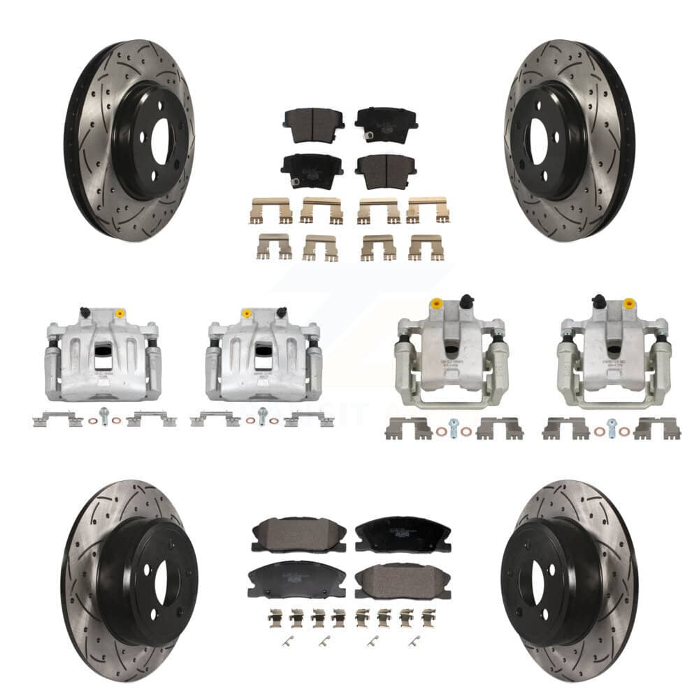 Transit Auto - KCD-100692T - Front and Rear Disc Brake Kits
