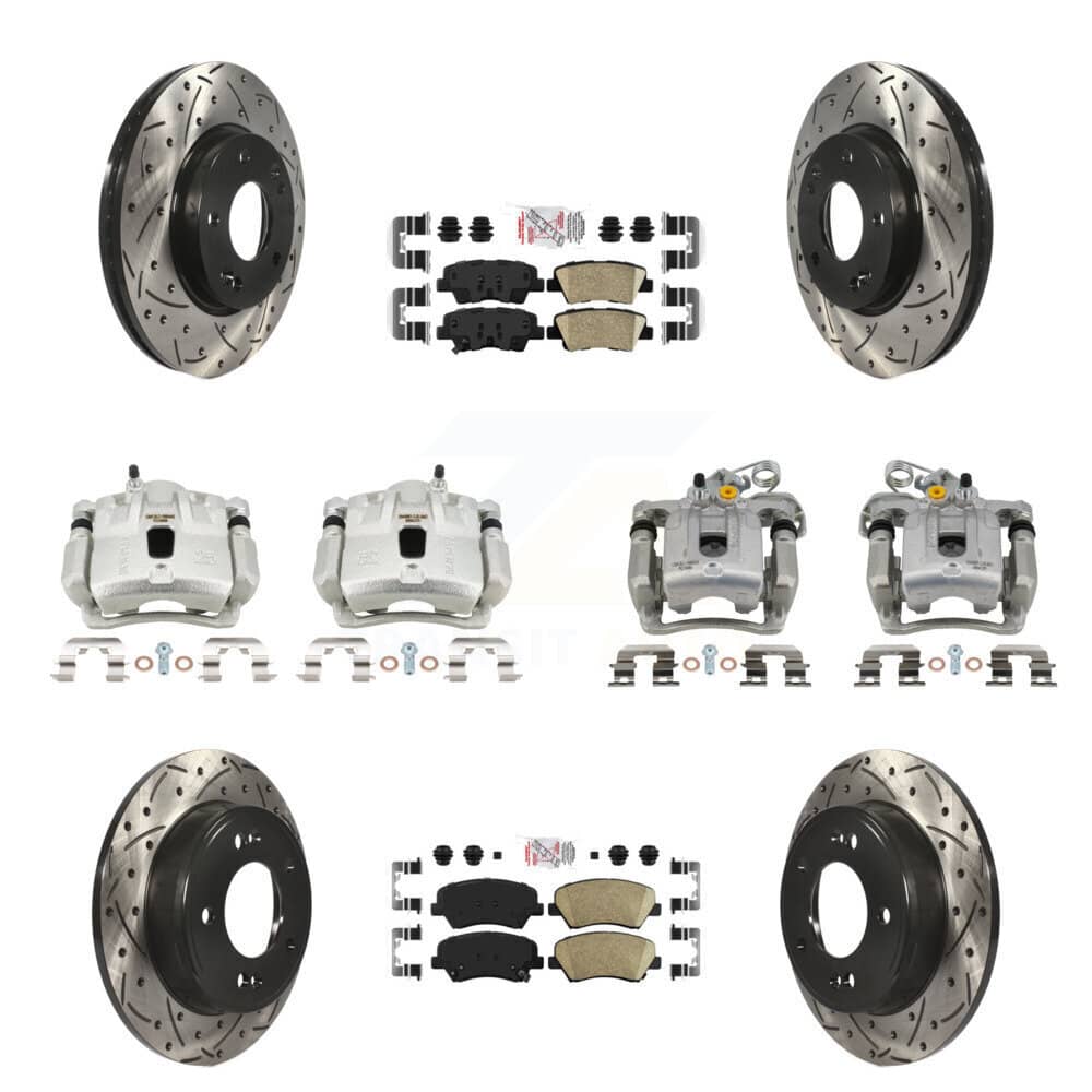 Transit Auto - KCD-100706N - Front and Rear Disc Brake Kits