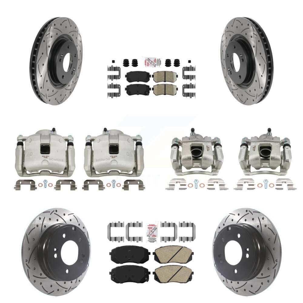 Transit Auto - KCD-100710N - Front and Rear Disc Brake Kits
